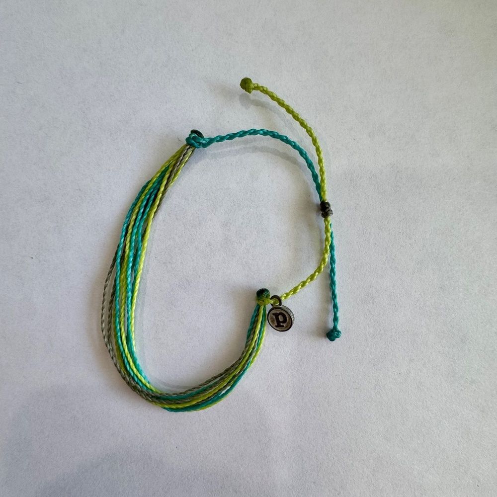 Pura Vida Greens Blues String Bracelet